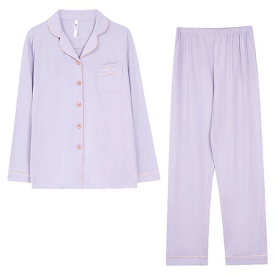 正品红豆100%纯棉夏季睡衣居家服