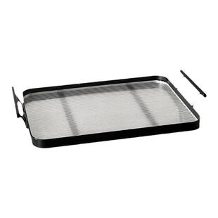 不锈钢家用长方形托盘水果点心铁盘高级感客厅收纳置物水杯茶盘子