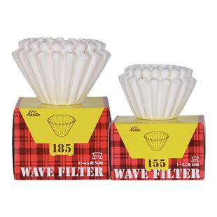 日本 KALITA 波纹蛋糕杯滤纸 origami折纸滤杯 155/185手冲咖啡机