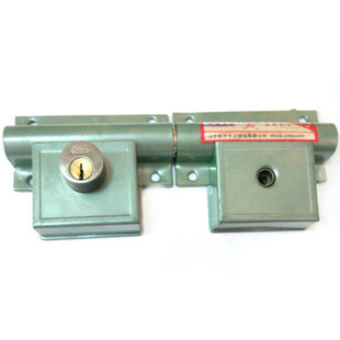 大门锁双开门双扇门锁防盗锁老式大门锁齿条锁插销大门锁锁栓门锁