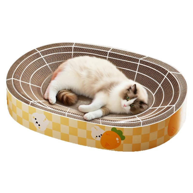 猫抓板猫窝一体猫爪板圆形耐抓耐磨不掉屑瓦楞纸猫咪用品大全玩具