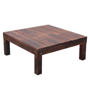 露天庭院子露台室外木板户外碳化实木地板阳台防水防腐木休闲平台