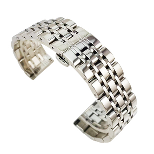 手表表带12mm钢带20男款表链16女士18金属不锈钢适用阿玛尼通用14