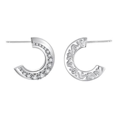 TOGGLER小众设计感雕花耳钉