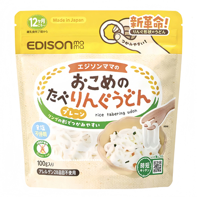 Edisonmama宝宝无盐乌冬面条1岁+