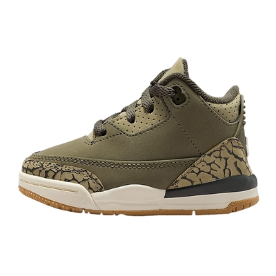 JORDAN耐克幼童AJ3爆裂纹复刻大童运动童鞋复古篮球鞋DM0968-202