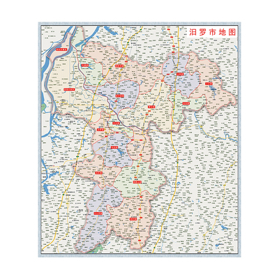 汨罗岳阳楼湘平江汨罗临湘市地图