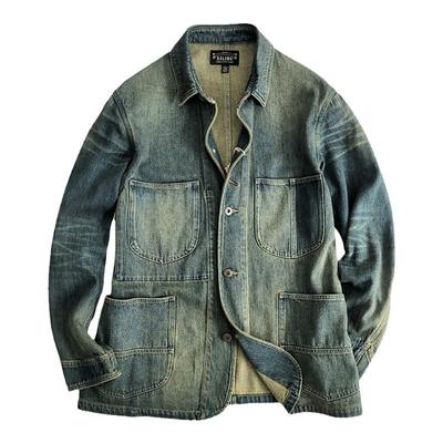 西里布工装外套咔叽复古休闲