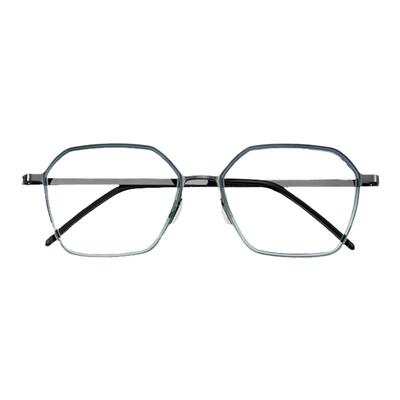 多边形眼镜框TAPOLE钛金属