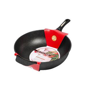 【自营】QUEENDOM不粘锅韩国进口36家用炒菜锅加大不挑灶38cm炒锅