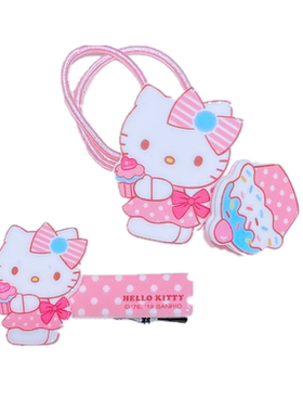 KT凯蒂猫发夹头绳套装日韩发饰女