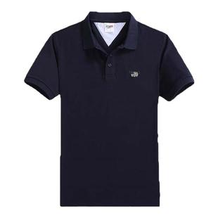 cartelo鳄鱼新款纯色polo衫短袖纯棉夏季T恤男士透气翻领保罗衫潮