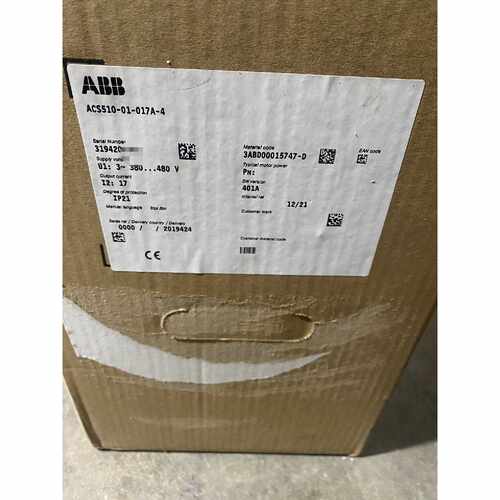 变频器，型号ACS510-01-017A-4全新未使用—议价