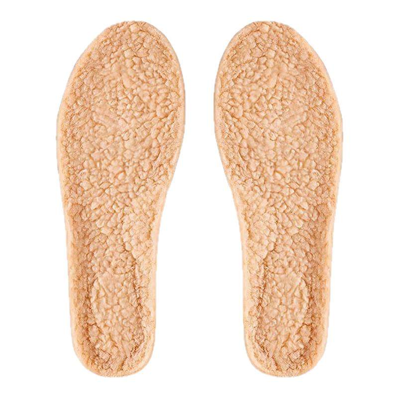 羊羔绒保暖鞋垫男女吸汗防臭加绒