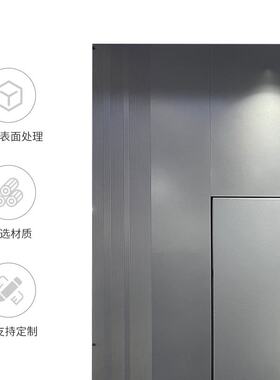 一门一景防盗门现代铸铝别墅大门甲级智能猫眼防盗子母入户进户门