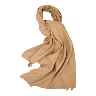 润帛 加厚羊毛空调围巾保暖大披肩外搭黑色春秋冬季女纯色礼盒装