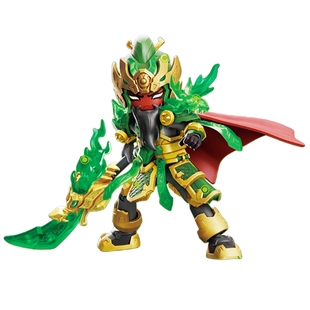 布鲁可英雄无限三国演义积木人刘备关羽赵云人仔人偶手办玩具男孩