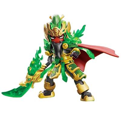 布鲁可英雄无限三国演义积木人