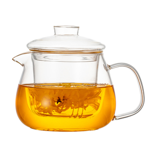 玻璃茶壶泡茶家用加厚耐高温泡茶壶新款办公室茶水分离过滤养生壶