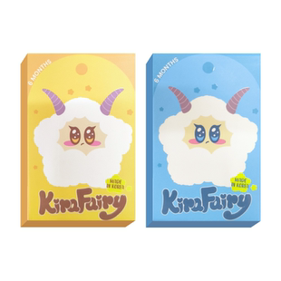 kirafairy韩国美瞳半年抛2片大小直径蓝灰棕显色自然彩色隐形眼镜