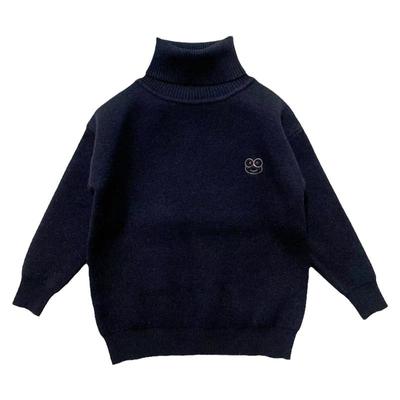 童装毛衣一体绒高领保暖打底衫