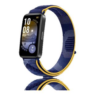 适用华为手环10表带9尼龙编织回环8腕带智能运动band9代NFC静谧蓝专用春夏季男女士透气擎云HA580替换带配件