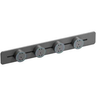 FDD国际电工嵌入式轨道插座暗装移动内嵌排插悬浮厨房专用餐边柜