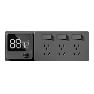 86型扩展式插座原位替换厨房拓展多功能转换器智能插排五孔轨道