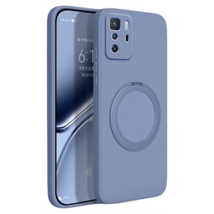 适用红米Note10Pro手机壳RedmiNote10小米新款M2104k10AC硅胶Redmi5G支点壳带支架套105G全包防摔磁吸软外壳