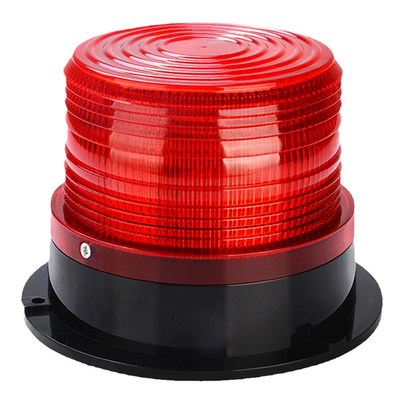 强磁校车灯爆闪LED车载警示灯带强磁12V24V-60V通用工程车警报灯