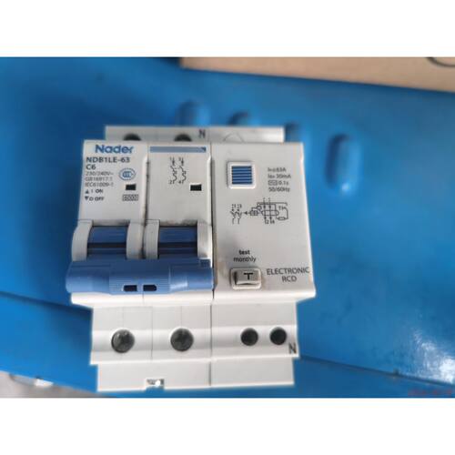 在线议价完好/正常老化 良信 微型漏电保护断路器 NDB1LE-63 C6/2