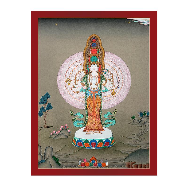 家居客厅装饰画手工绘画