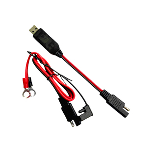 摩托车启动电池充电器USB-A应急充移动电源12v锂电池钠电池