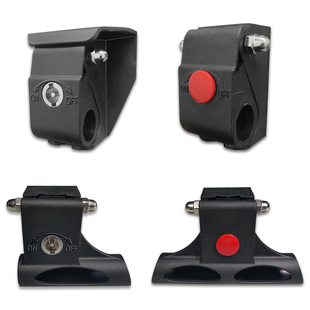 消防车新款卷帘门塑料配件拉杆底座卡扣锁扣拉手座限位卡扣下限位