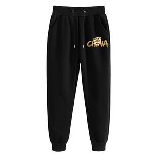 裤子男款2026新款青少年春秋款束脚运动裤春季男士休闲裤春款长裤