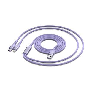 66w超级快充二合一充电线6A数据线适用oppo Find X5 Pro苹果13华为p50小米12 Mate40E Pro 荣耀Magic4闪充线