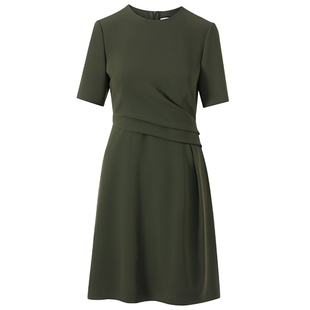 【三醋酸】LANCY/朗姿2025夏季新款端庄大气小个子收腰气质连衣裙