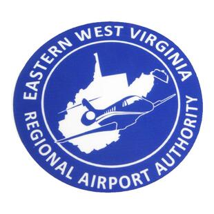 我爱飞行|西弗东部地区机场管理局航空登机拉杆箱圆贴 不干胶