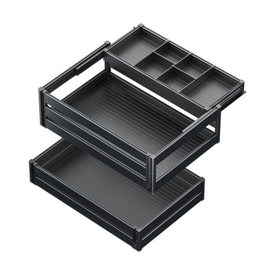 安装师傅都说好！加厚铝合金拉篮