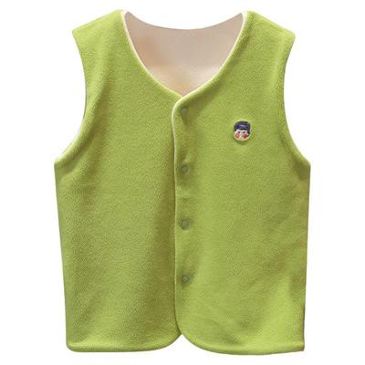 儿童秋冬摇粒绒双层马甲