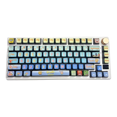 海绵宝宝主题键帽四面透光