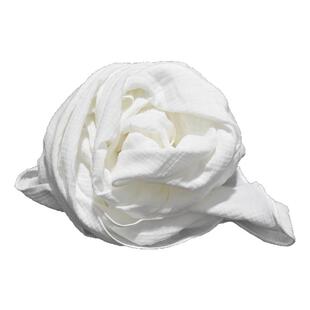 全棉白色围巾 草木染植物染蜡染印染靛蓝扎染手工DIY工具材料素材