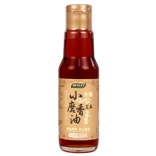 探花村220ML有机芝麻油正宗小磨香油月子食用油火锅蘸料调味香油