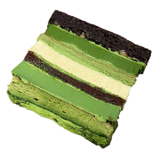 诗江行抹茶三色锦动物奶油酱多多手工现做即食甜品蛋糕网红零食