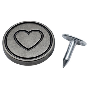 圆形爱心金属纽扣牛仔裤扣摇头工字扣17mm背带裤纽扣裤兜铆钉8mm