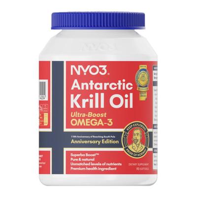 【全球购严选】NYO3挪威进口纯南极磷虾油90粒59%磷脂鱼油omega3