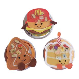 创意jellycat汉堡蛋糕圣诞屋手机摇摇乐磁吸气囊支架高级感指环扣