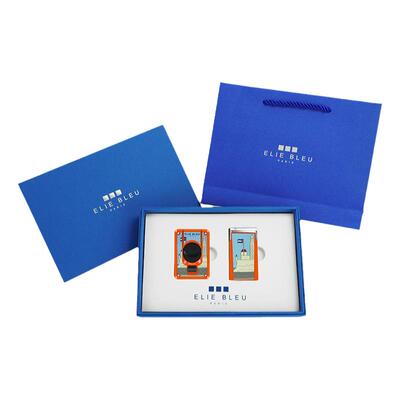 法国ELIE BLEU古巴之家黑标系列雪茄打火机雪茄剪刀礼盒套装限量
