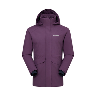 【朱一龙同款】ARTICA XT派克羽绒服女│MONTANE防风雨中长款硬壳