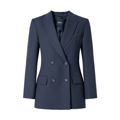 imm尹默收腰宽肩时髦西服